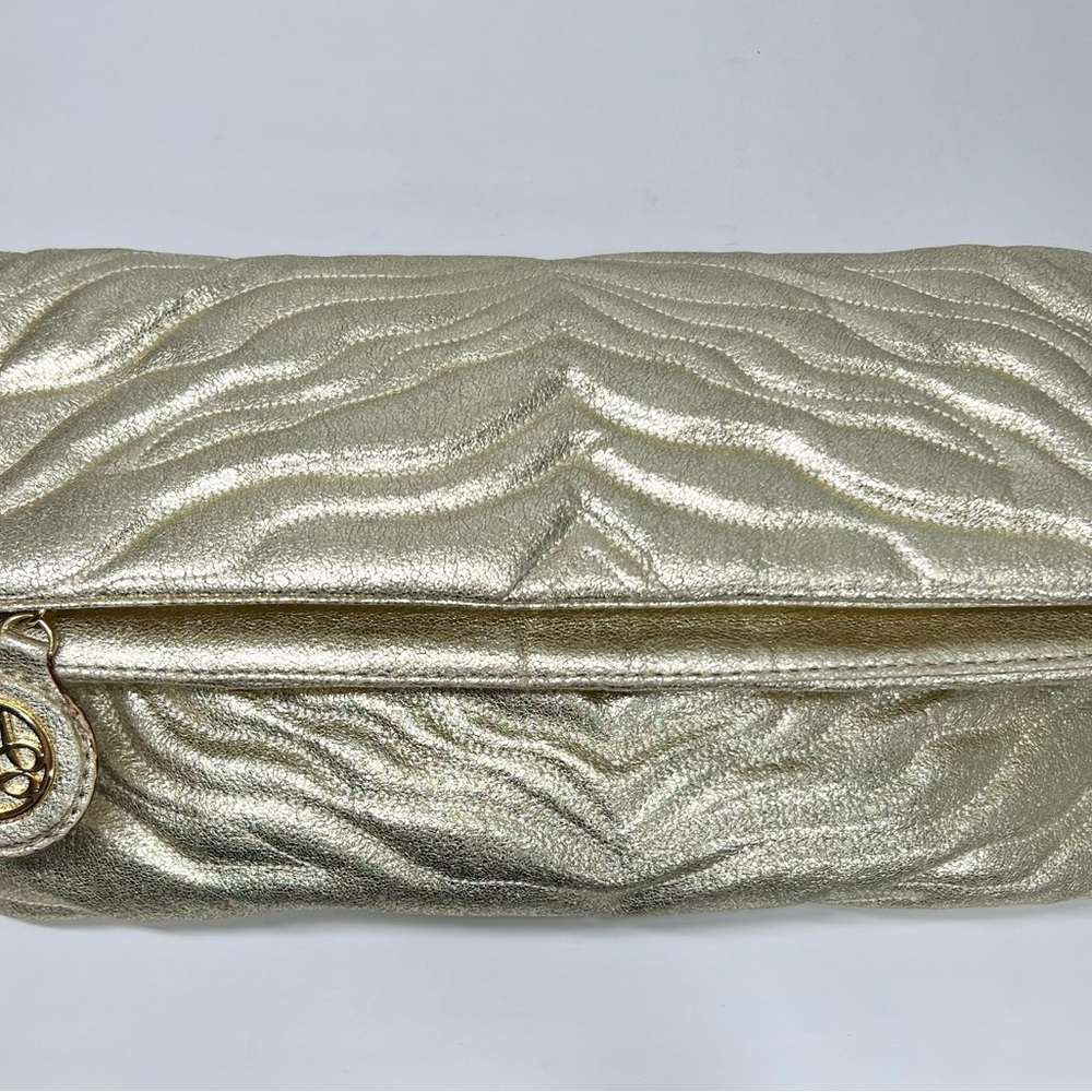 Antonio Melani Gold Large Clutch